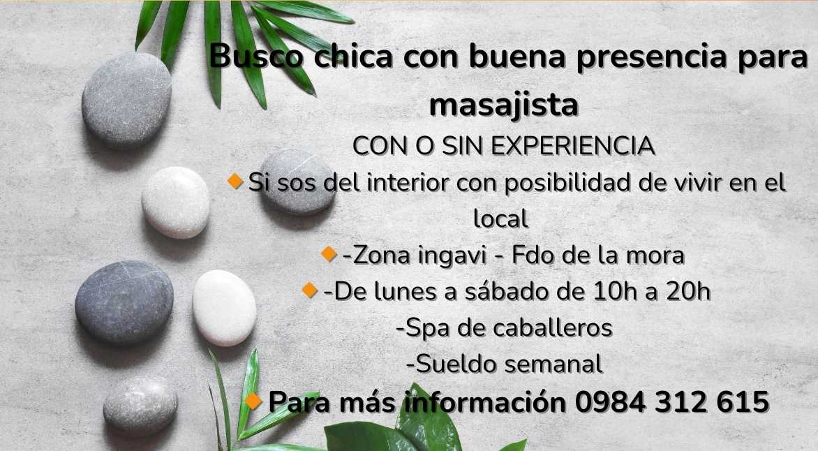 Oportunidad laboral para escort