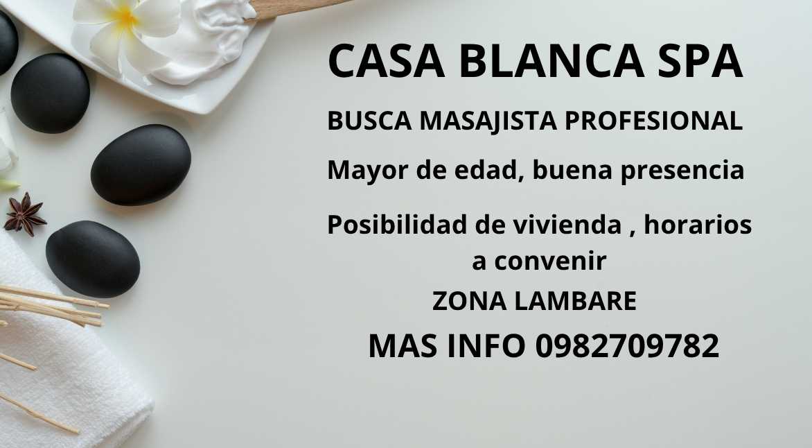 Oportunidad laboral para escort