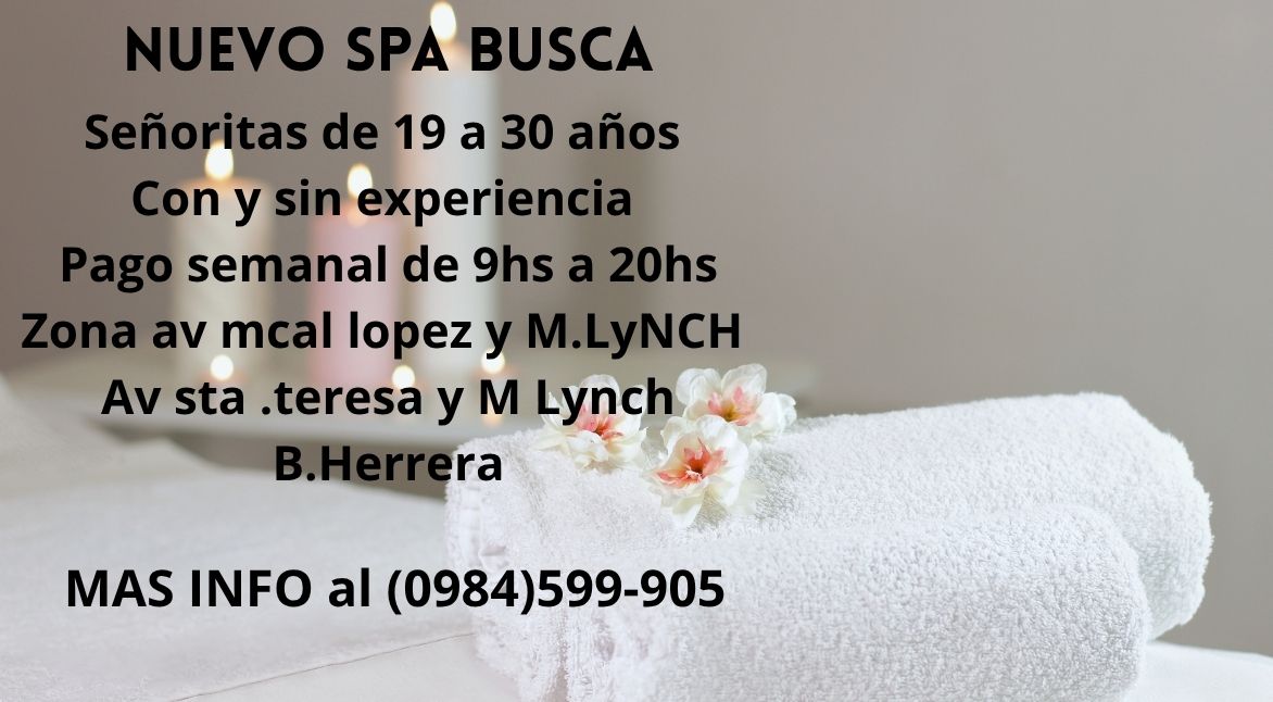 Oportunidad laboral para escort