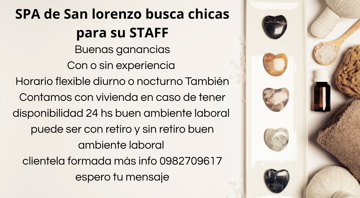 Oportunidad laboral para escort