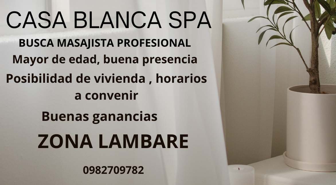Oportunidad laboral para escort