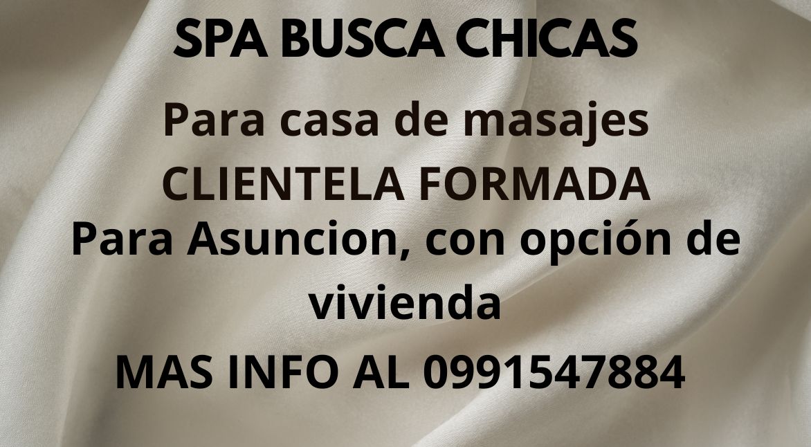 Oportunidad laboral para escort