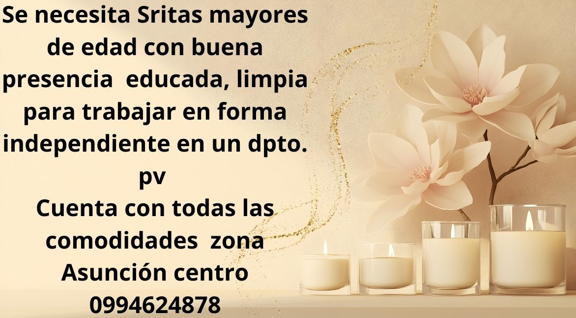 Oportunidad laboral para escort