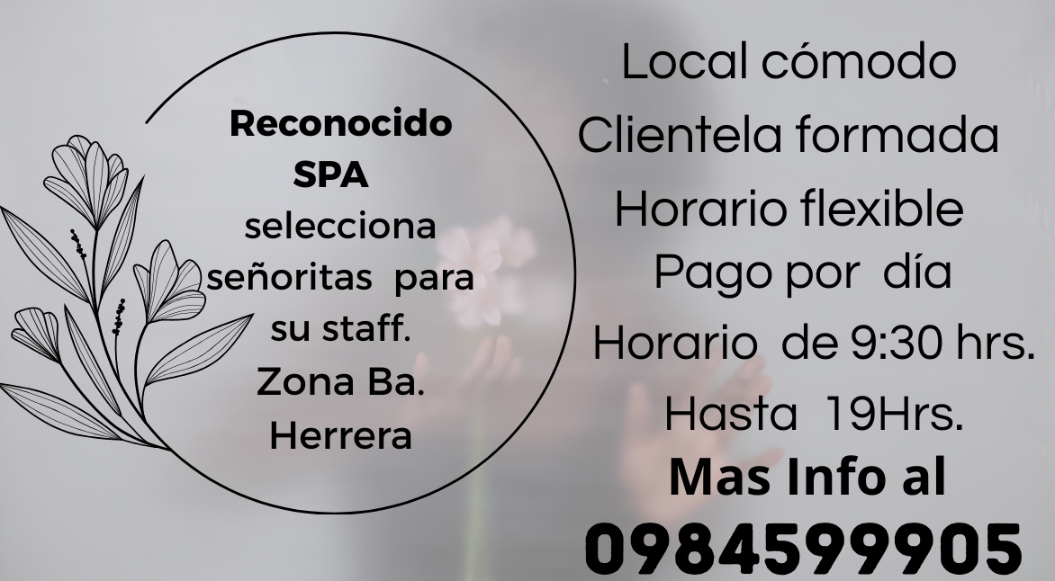 Oportunidad laboral para escort