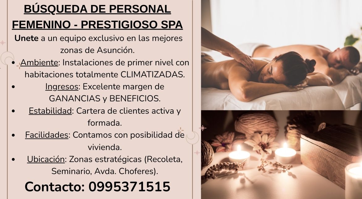 Oportunidad laboral para escort