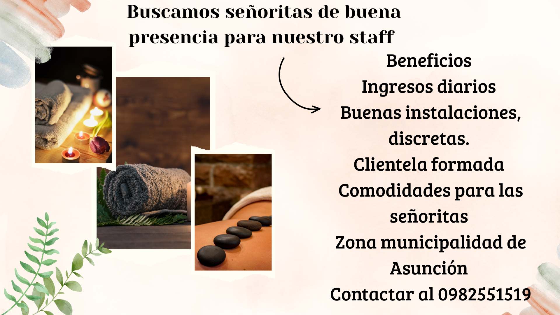 Oportunidad laboral para escort