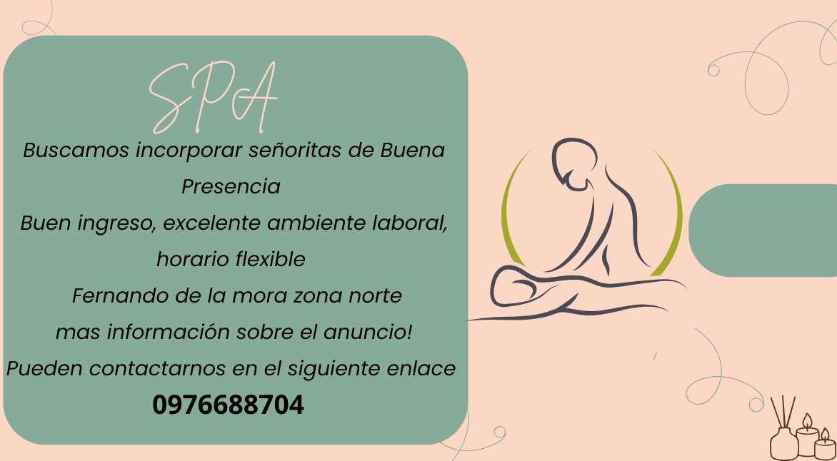Oportunidad laboral para escort